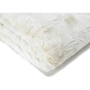 Ultra Soft Chanasya Faux Fur Throw Blanket Luxurious Comfort