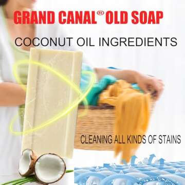 Grand Canal® Soap Bar for Stains - All Purpose Cleaner for Clothes & Delicates