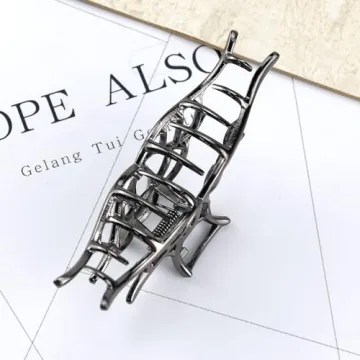 Stylish Spider Web Metal Hair Claw Clip for Punk Lovers
