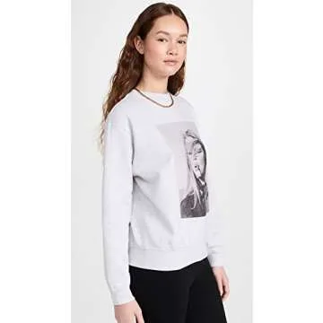 ANINE BING Ramona Sweatshirt Brigitte Bardot Graphic
