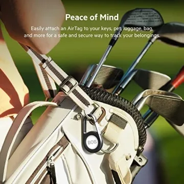 Durable Belkin AirTag Holder Case with Carabiner