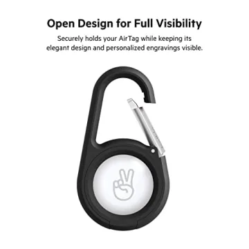 Durable Belkin AirTag Holder Case with Carabiner