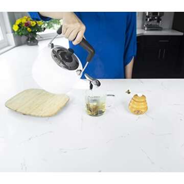 Joie Ceramic Beehive Honey Pot and Wooden Dipper, Mini