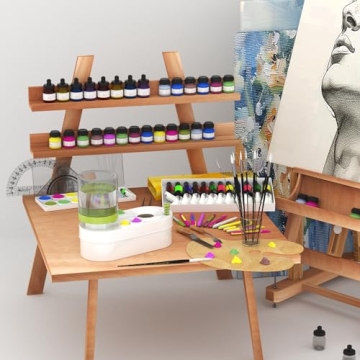 Paint Brush Cleaner for Kids and Artists - Eco-Friendly Tool