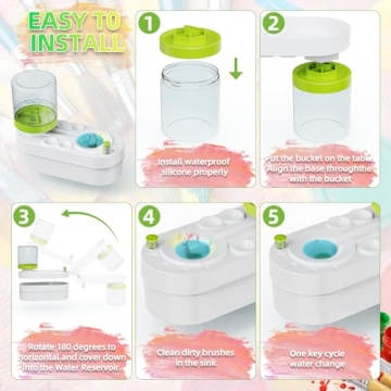 Paint Brush Cleaner for Kids and Artists - Eco-Friendly Tool