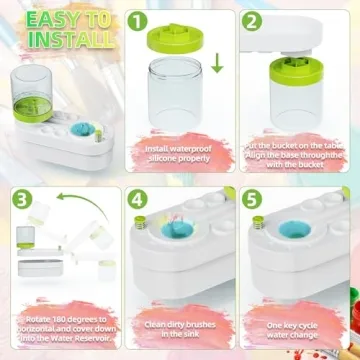 Paint Brush Cleaner for Kids and Artists - Eco-Friendly Tool