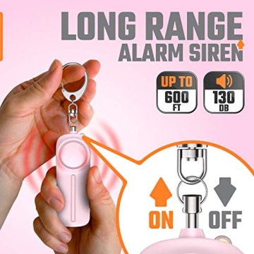 WETEN Personal Alarm Keychain - 130 dB Safety Alarm
