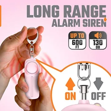 WETEN Personal Alarm Keychain - 130 dB Safety Alarm