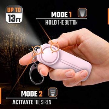 WETEN Personal Alarm Keychain - 130 dB Safety Alarm