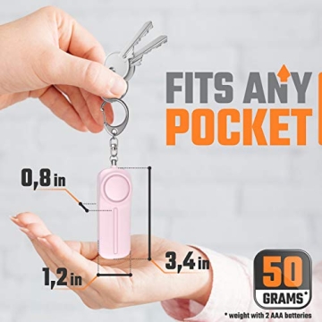 WETEN Personal Alarm Keychain - 130 dB Safety Alarm