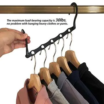 Space-Saving Multi-Functional Closet Hangers for All Clothes