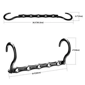 Space-Saving Multi-Functional Closet Hangers for All Clothes