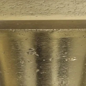 Deco 79 Aluminum Slim Candle Holder with White Marble Base, Set of 3 15, 13, 11" H, Gold