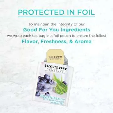 Bigelow Radiate Beauty Herbal Tea, Caffeine Free, 108 Bags