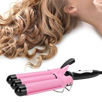 3 Barrel Hair Waver Curling Iron for All Hair Types