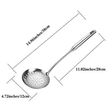 TBWHL Skimmer Spoon - Heavy Duty Stainless Steel Kitchen Tool