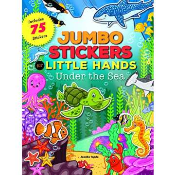 Jumbo Under the Sea Stickers for Toddlers Reusable Fun