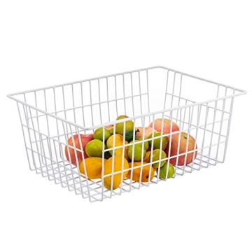 Sturdy iPEGTOP Wire Storage Freezer Baskets Set of 2