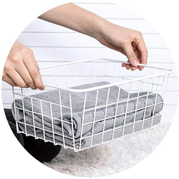 Sturdy iPEGTOP Wire Storage Freezer Baskets Set of 2