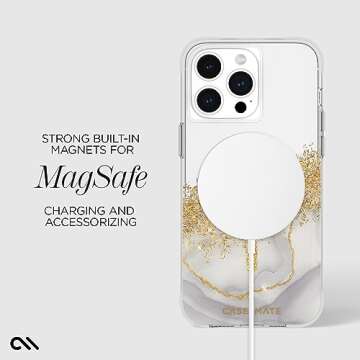 Case-Mate iPhone 15 Pro Max Karat Marble Case - Stylish Protection