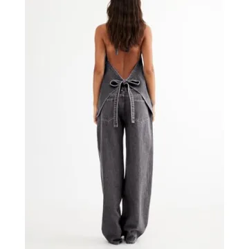 Fashionable Fisoew Women's Two Piece Denim Ensemble