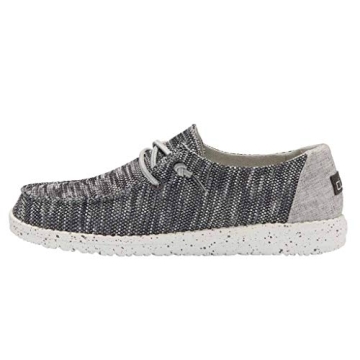 Hey Dude Women's Wendy Sox Dark Grey Comfortable Shoes