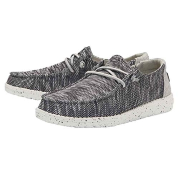Hey Dude Women's Wendy Sox Dark Grey Comfortable Shoes