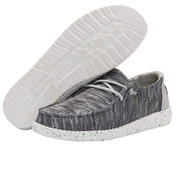 Hey Dude Women's Wendy Sox Dark Grey Comfortable Shoes