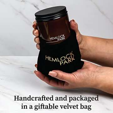 Hemlock Park Candle - Eco-Friendly Coconut Wax & Blood Orange Sage
