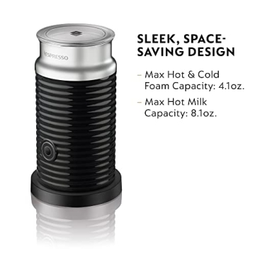 Nespresso Aeroccino 3 Milk Frother for Perfect Coffee Froth