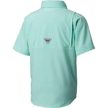 Columbia Boys PFG Tamiami™ Short Sleeve Shirt ,Gulf Stream,X-Small,Little Boys