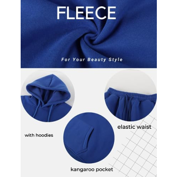 ROJZR Womens Fleece Lounge Sets for Cozy Style