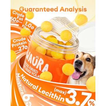 Premium Pawaura Freeze Dried Quail Egg Yolk for Pets