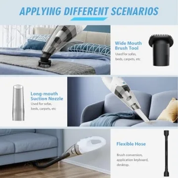 Cordless Handheld Vacuum Cleaner for Home & Car