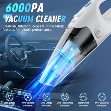 Cordless Handheld Vacuum Cleaner for Home & Car