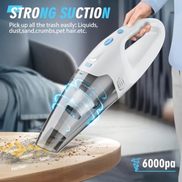 Cordless Handheld Vacuum Cleaner for Home & Car