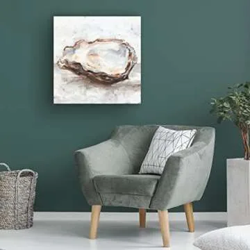 Oyster Study II Canvas Art by Ethan Harper 35x35
