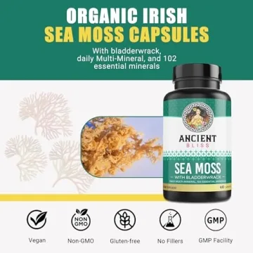 Organic Irish Sea Moss Pills for Thyroid & Skin Health