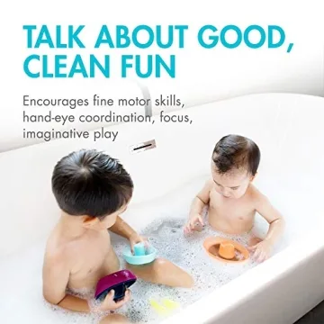 Boon Fleet Baby Bath Toy Set - Fun Stackable Bath Toys