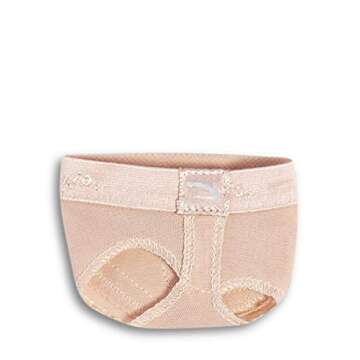 Capezio womens Footundeez Lyrical/Modern Shoe footwear, Nude, M US Women s 8-9 M