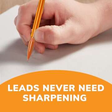 BIC Xtra-Smooth Mechanical Pencil, Color Edition, Medium Point (0.7mm), Perfect For The Classroom & Test Time, 24-Count