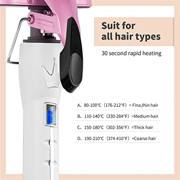 3-Barrel Curling Iron with Dual Voltage for Big Waves