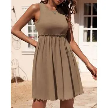 BTFBM Women Summer Dress - Perfect Casual Tank Dress