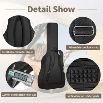 Versatile ANILD Acoustic Gig Bag with Thick Padding