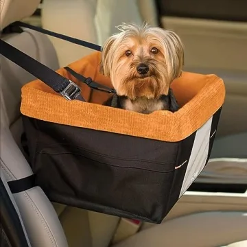 Kurgo Dog Booster Seat for Cars - Secure Pet Car Seat