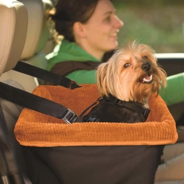 Kurgo Dog Booster Seat for Cars - Secure Pet Car Seat