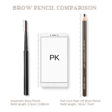 LSxia Waterproof Eye-Brow Pen-cil Set, Pull Cord Peel-off Eyebrow Pencil Microblading Pen Supplies K...