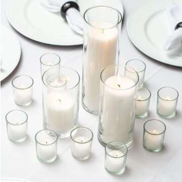 Richland® White Pillar Candles Set of 3