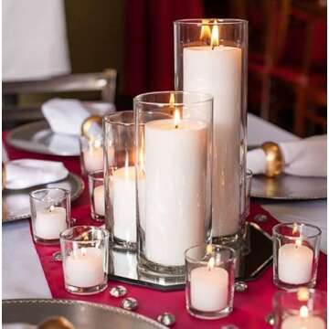 Richland® White Pillar Candles Set of 3