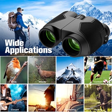 Compact 12x25 Night Vision Binoculars for All